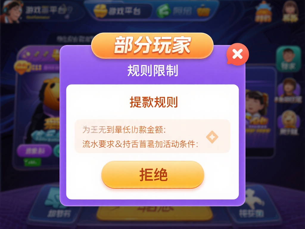详解BG大游提款失败的原因及解决方法大全 游戏平台规则限制
部分玩家可能忽略了平台的提款规