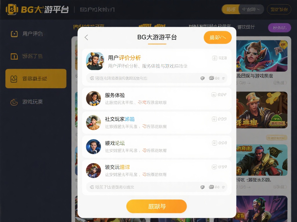 BG大游平台是否可靠?深入解析用户真实评价 用户评价解析:服务体验与游戏质量
根据玩家们在论