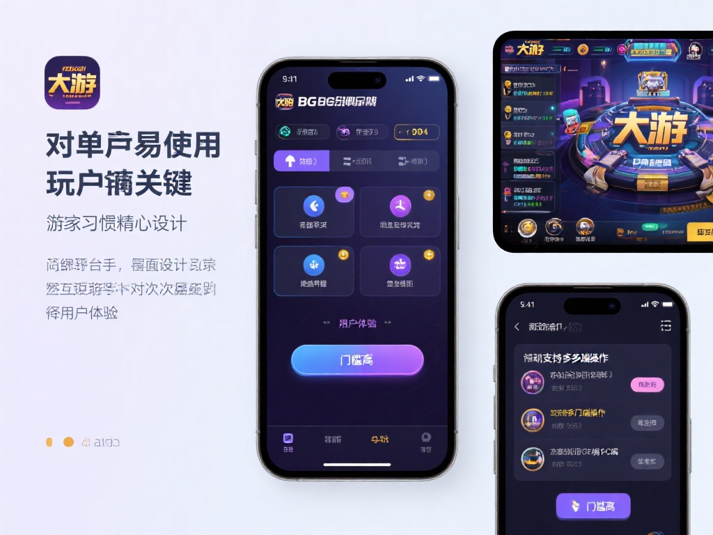 对用户而言，简单易上手的界面设计是一个游戏平台成功